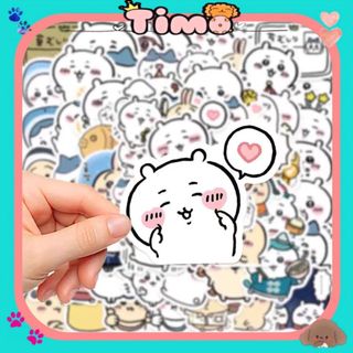 Sticker Chiikawa Hoạt Hình Cute Hình Dán Trang Trí Sổ Tay Ốp Điện Thoại Timo ST111