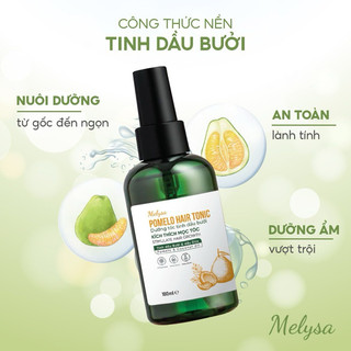 Xịt Dưỡng Tóc Tinh Dầu Bưởi Melysa 180ml | Pomelo Hair Tonic Giảm Rụng, Kích Thích Mọc Tóc, Phục Hồi Tóc Hư Tổn.