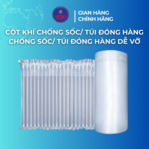 Cột Khí Bọc Hàng BEDO HDPE 40cm Cuộn 50m Đóng Gói Hàng Hóa Chống Va Đập Tiết Kiệm Chi Phí