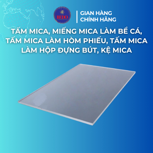 Tấm Mica Đài Loan BEDO Trong Suốt 2mm Xuyên Sáng Tấm Nhựa Mica Làm Hộp Đèn Chữ Nổi Trang Trí