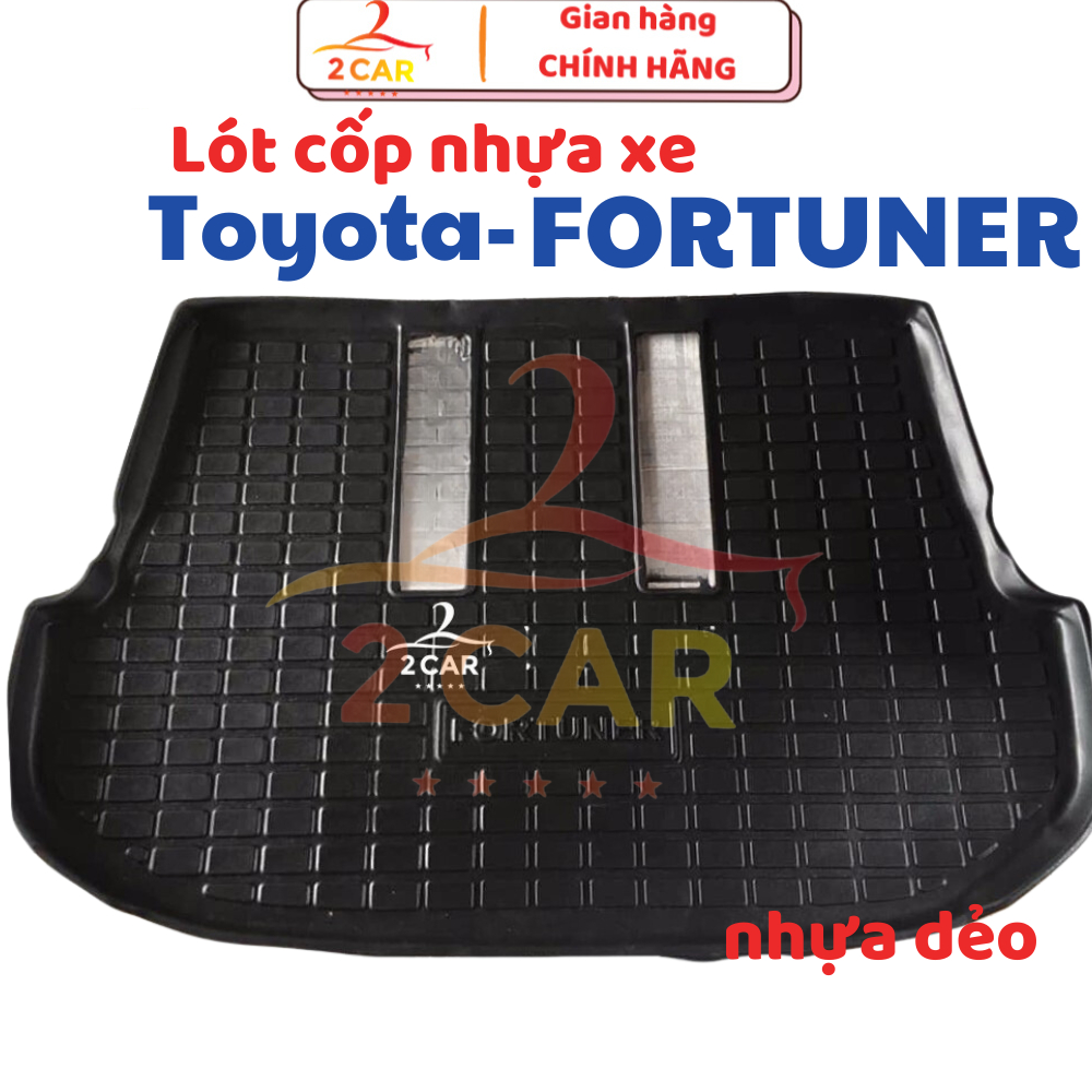 Lót cốp xe Toyota Fortuner 2006- 2009- 2016- 2022- 2023-2024 nhựa dẻo cao cấp LCN-TO005