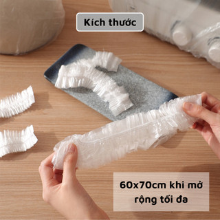 Set 50 Chiếc Màng Bọc Phủ Đồ Dùng Đồ Gia Dụng ECO Dày Dặn CỠ ĐẠI Chống Bụi Chống Nước Co Giãn