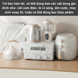 Set 50 Chiếc Màng Bọc Phủ Đồ Dùng Đồ Gia Dụng ECO Dày Dặn CỠ ĐẠI Chống Bụi Chống Nước Co Giãn
