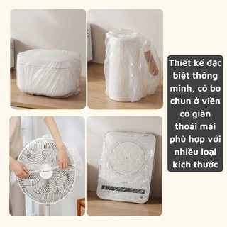 Set 50 Chiếc Màng Bọc Phủ Đồ Dùng Đồ Gia Dụng ECO Dày Dặn CỠ ĐẠI Chống Bụi Chống Nước Co Giãn
