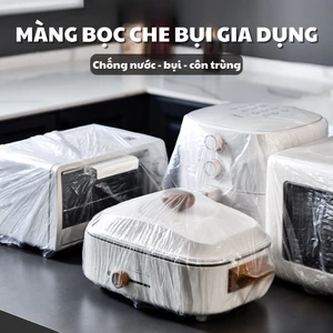 Set 50 Chiếc Màng Bọc Phủ Đồ Dùng Đồ Gia Dụng ECO Dày Dặn CỠ ĐẠI Chống Bụi Chống Nước Co Giãn
