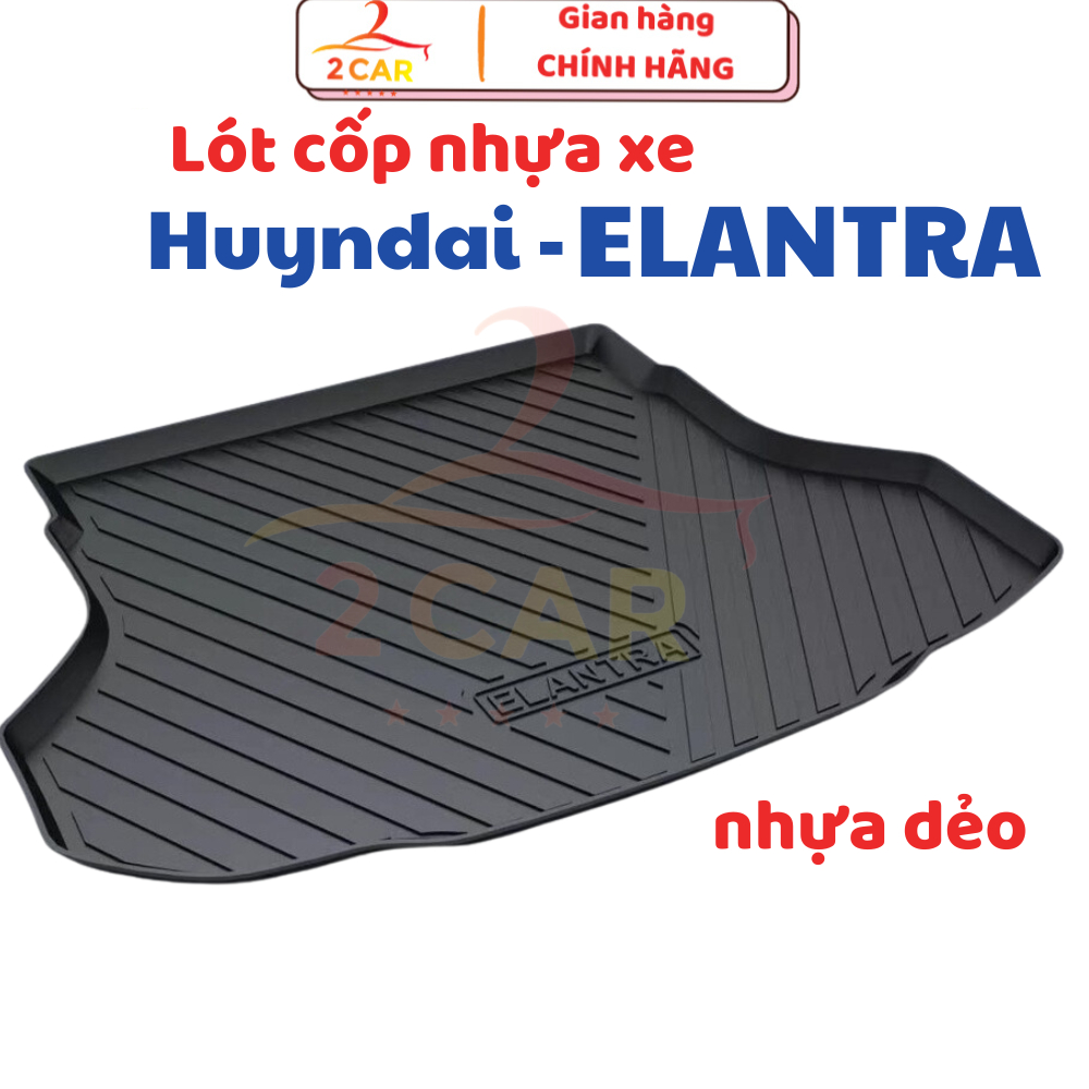 LÓT CỐP xe Elantra 2022, 2023,2024 ( form mới nhất) nhựa dẻo không mùi,vừa khít form xe LCN-HU001-22-23