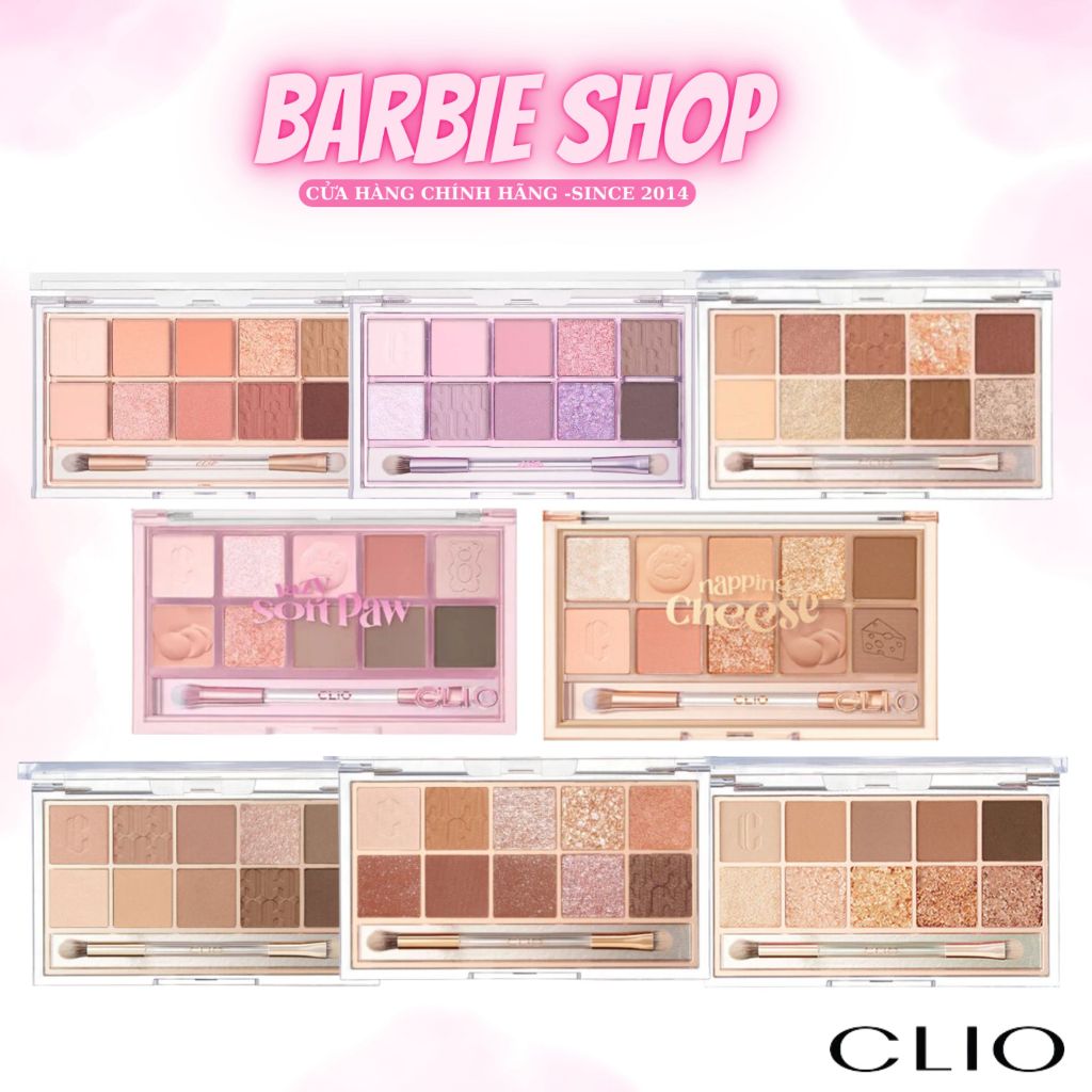 Phấn Mắt 10 Ô Clio Pro Eye Palette - Koshort in Seoul Limited Màu  15-16-12-08-02-11-17-18-19-20-21- Bảng Màu Mắt CLIO | Shopee Việt Nam