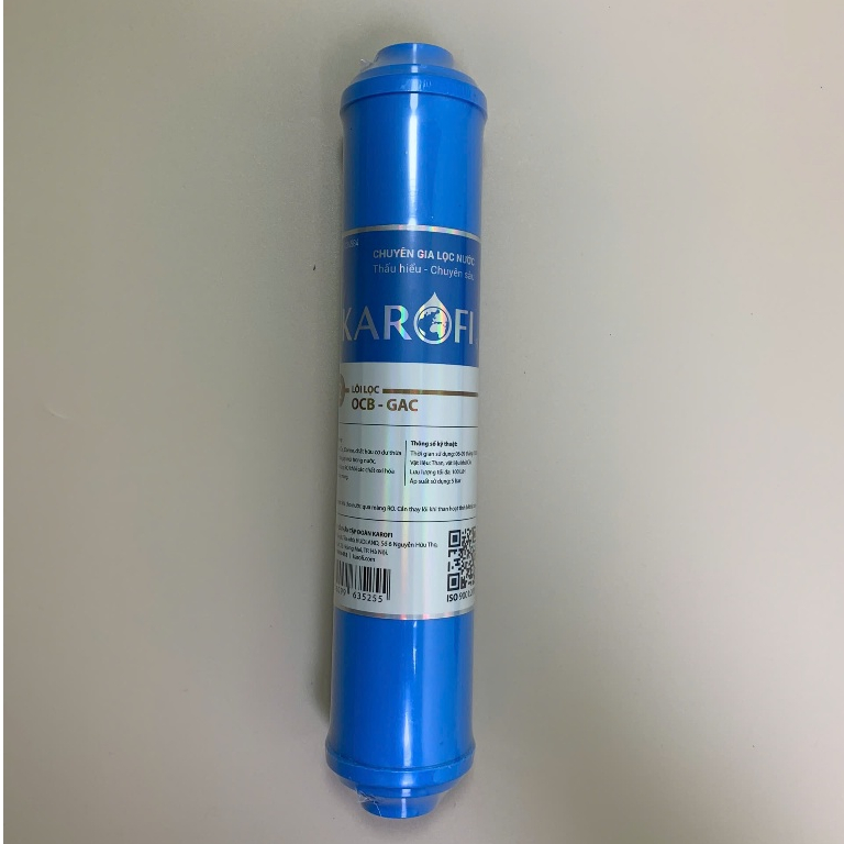 Combo 3 Lõi Lọc Nước Karofi 123 Dòng Smax Duo Với Lõi Số 2 OCB Nhỏ cắm nhanh dùng cho các máy N-e 239, B930 Karofi