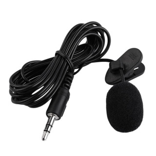 Micro Mini Kẹp Áo Jack 3.5mm Dài 1.5m, dùng cho loa trợ giảng, ghi âm, điện thoại, máy tính, laptop