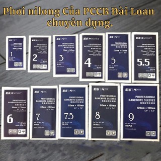 [Chính Hãng] Túi Nilon đựng tiền giấy , phơi nilong OPP bảo quản tiền giấy PCCB Đài Loan, nhiều kích cỡ, 50 miếng/túi