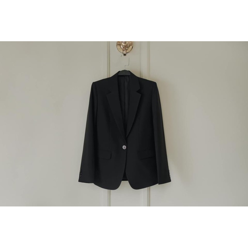 Áo Blazer Nữ Vải Chéo Hàn Cao Cấp May Theo Số Đo – Vest Nữ Công Sở Form Chuẩn Màu Be / Nâu / Đen | Diluclothing