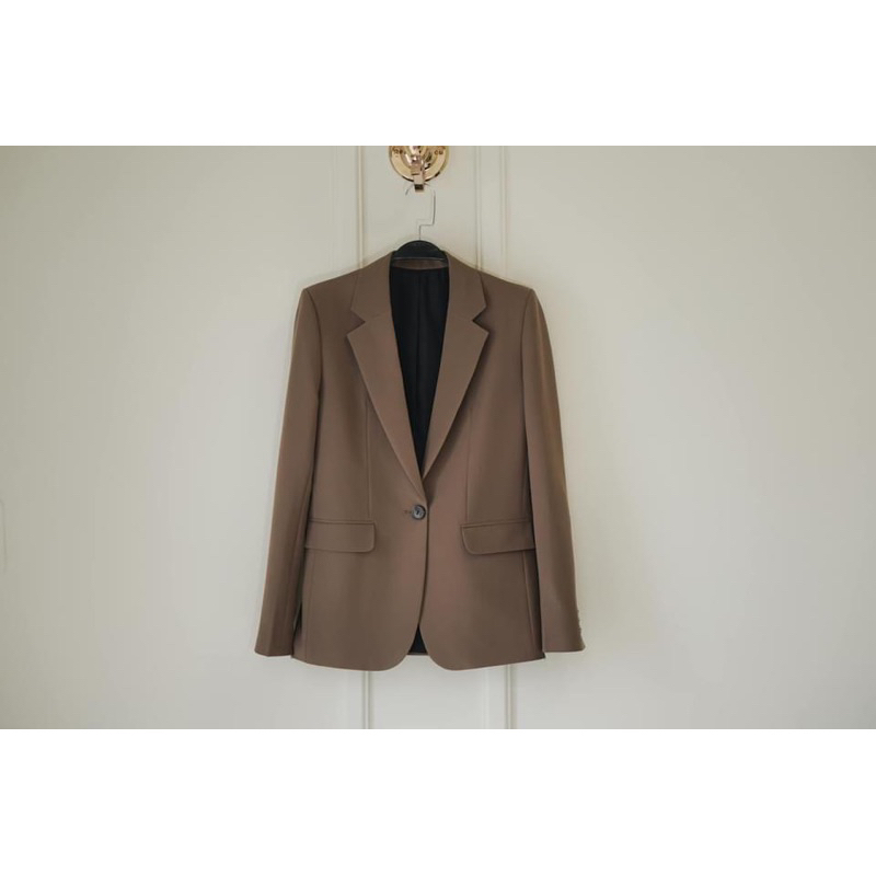 Áo Blazer Nữ Vải Chéo Hàn Cao Cấp May Theo Số Đo – Vest Nữ Công Sở Form Chuẩn Màu Be / Nâu / Đen | Diluclothing