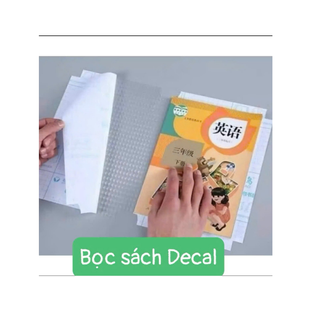 Bọc sách, bọc vở Decal chuyên dụng,cho học sinh các cấp chống nước, chống rách, bền, đẹp
