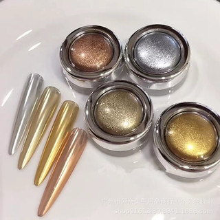 Tráng gương màu vàng bạc nail - bột chà tráng gương lẻ đủ màu siêu sáng