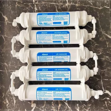 Bộ 5 Lõi Khoáng Đại Việt Dành Cho Máy Lọc Nước Ro - Daikiosan - Makano