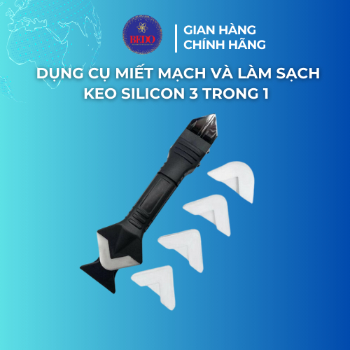 Dụng Cụ Miết Keo Silicone BEDO Nhựa Cao Cấp Đa Năng Miết Cạo Keo Làm Sạch Đường Keo Chuyên Nghiệp