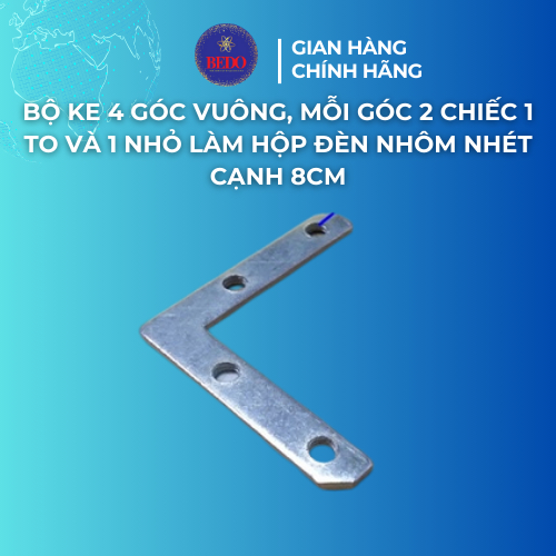 Ke Góc Hộp Đèn Không Viền BEDO Nhôm Thép Nhựa Lắp Khung Hộp Đèn LED Backlit Chắc Chắn Bền Đẹp