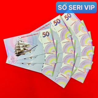 🌸 Sale TẾT🌸 [SỐ ĐẸP] Tiền kỷ niệm Thuận Buồm Xuôi Gió Macao Seri Số Đẹp Full Bát Quý Số Tiến, sưu tầm biếu tặng