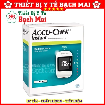 Máy Đo Đường Huyết, Máy Đo Tiểu Đường Accucheck Instant Chính Hãng