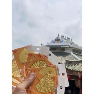 [LOẠI 1] LÁ BỒ ĐỀ MẠ VÀNG MAY MẮN, TÀI LỘC - để ví, ốp điện thoại, bằng kim loại