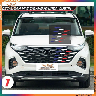 Decal phản quang dán mặt calang Custin