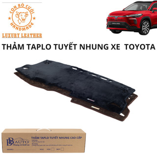 Thảm Taplo Nhung Ô Tô Xe Toyota Vios, Fortuner, Innova, Wigo, Yaris, Veloz, Avanza, Cross, Altis, Camry, Raize theo đời