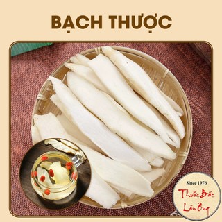 Bạch thược thái phiến 100g, lát khô, trắng, thơm - Lãn Ông