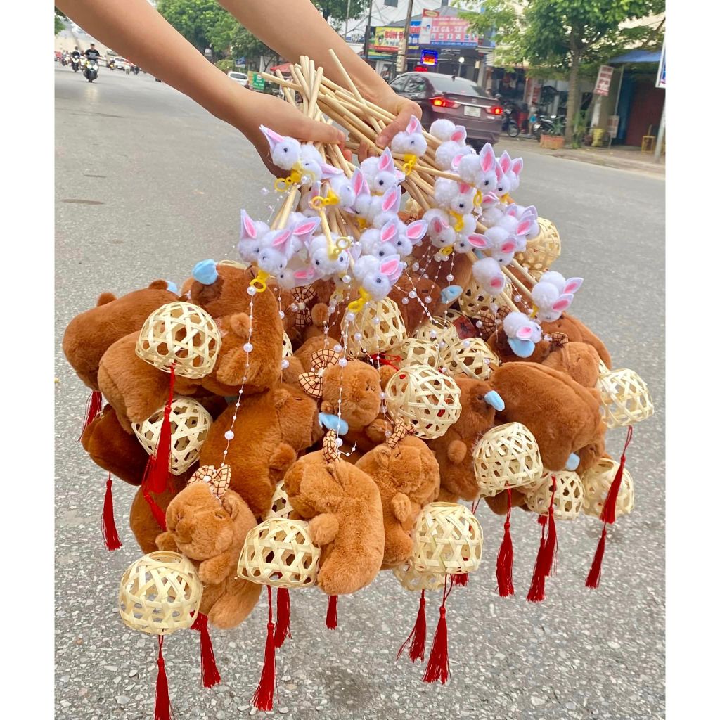 Lồng Đèn Capy.bara Kuromi Melody Cinamorol Kitty Baby Đèn Lồng Vui Trung Thu Đèn Led Mẫu Hot 2025-Đồ Chơi Cho Bé PUKAPI