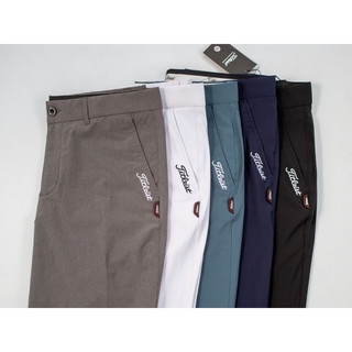 Quần short golf Titleist logo thêu sắc nét vải co dãn thấm mồ hôi, hỗ trợ đổi siize