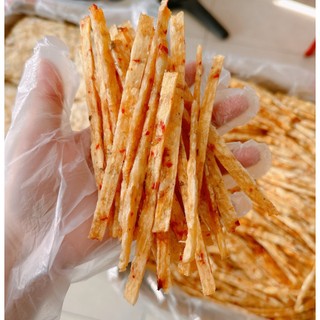 Khô Cá Thiều Que Cắt Sợi Tẩm Vị Ăn Liền Hũ 500G Hàng Chất Lượng Loại Nhất