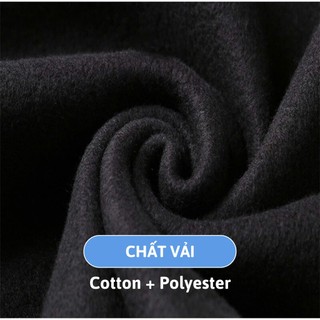 Áo khoác nỉ bông hoodie có mũ có dây nam nữ unisex fom rộng đen trắng xám tiêu sweater hàn quốc [A179]