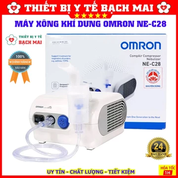 Máy Xông Mũi Họng Xông Khí Dung OMRON NE-C28 [NHẬT BẢN BH 2 năm]