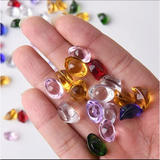 [HÀNG CHUẨN] Combo 50 Thỏi Vàng Phong Thủy Chất liệu Thủy Tinh Pha Lê Đủ Màu Sắc (Size mini 14mm)