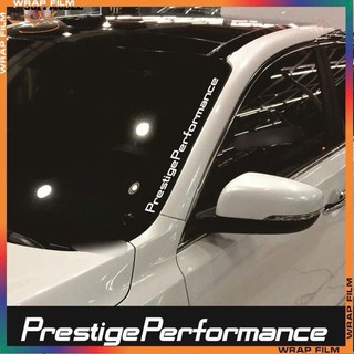 Decal chữ phản quang  PrestigePerformance 3M dán kính, Decal trang trí ô tô cao cấp không thấm nước không phai màu