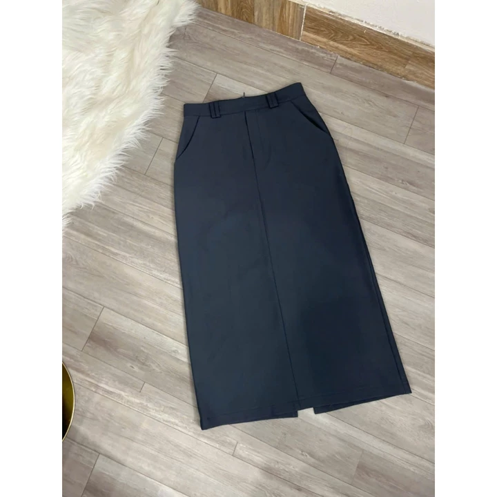 Chân váy midi bút chì HINSTORE chân váy chút chì form cơ bản xẻ sau có túi sườn kèm đai 310