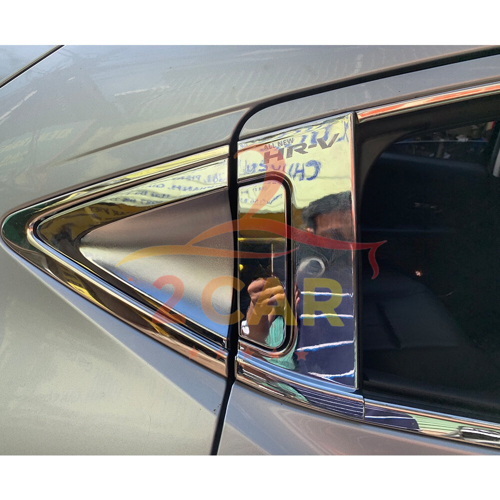 Bộ ốp tay nắm, hõm cửa xe Honda HRV 2018 - 2021, 2022, 2023 mạ crom cao cấp