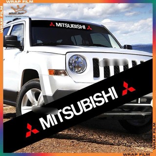 Tem dán trang trí chống nắng kính lái ô tô Mitsubishi ( Tặng gạt dán)