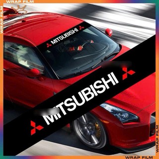 Tem dán trang trí chống nắng kính lái ô tô Mitsubishi ( Tặng gạt dán)