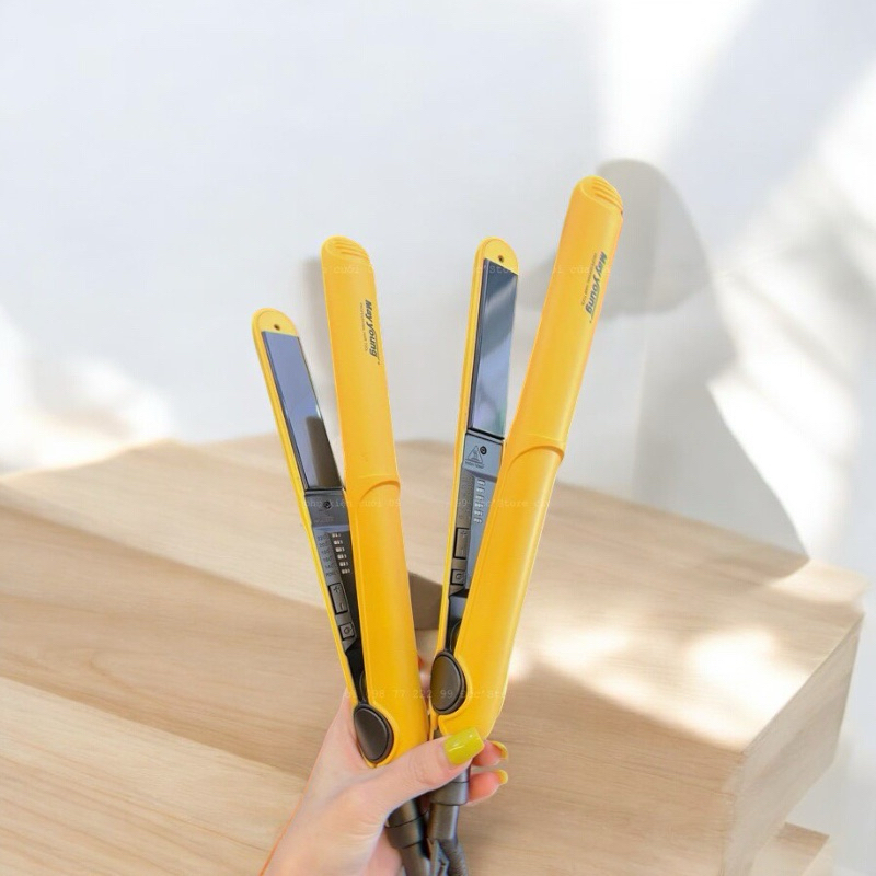 Máy kéo thẳng/bấm tóc May Young, lưỡi sứ không làm hư tổn tóc