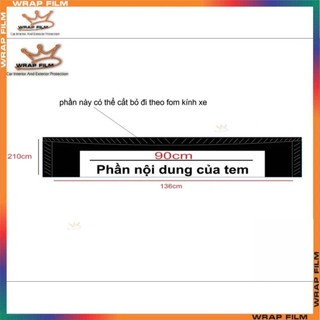 Tem dán trang trí- chống nắng kính lái ô tô Suzuki ( Tặng gạt dán)