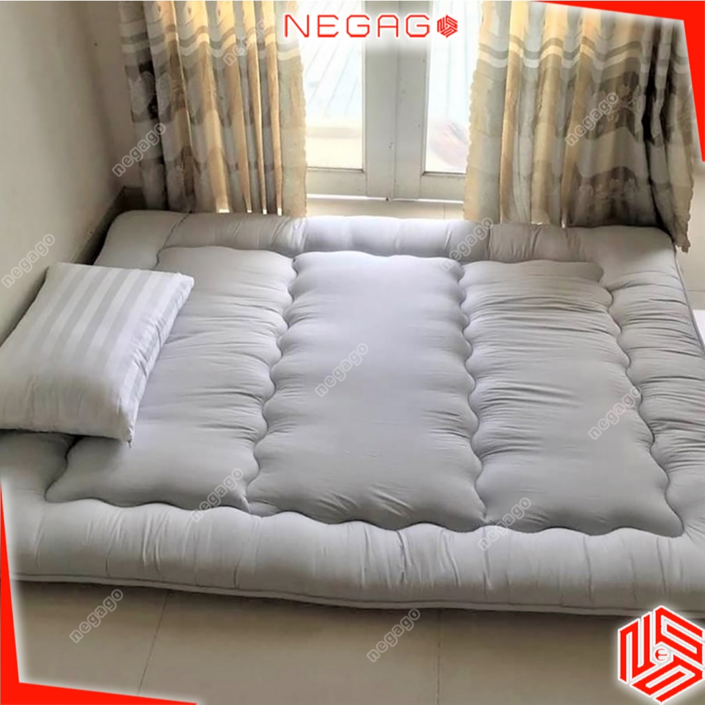 Đệm Topper xuất Nhật Trải sàn 1m 1m2 1m4 1m6 1m8 2m Dày 10cm và Mỏng ...