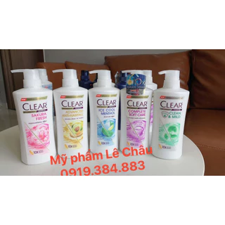 ( Bill Thái) Dầu Gội Clear Men / Bạc Hà/ Thảo Dược nội địa Thái