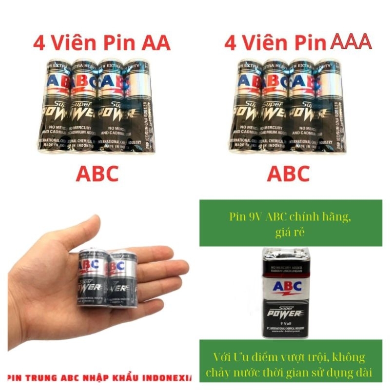 PIN NHẬP KHẨU ABC | Shopee Việt Nam