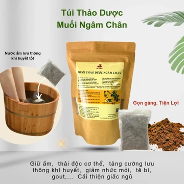 Thảo Dược Muối Ngâm Chân Túi Lọc - Shop Bà Điểm, Muối Ngâm Chân Thảo Dược Hỗ Trợ Ngủ Ngon, Giảm Đau Xương Khớp