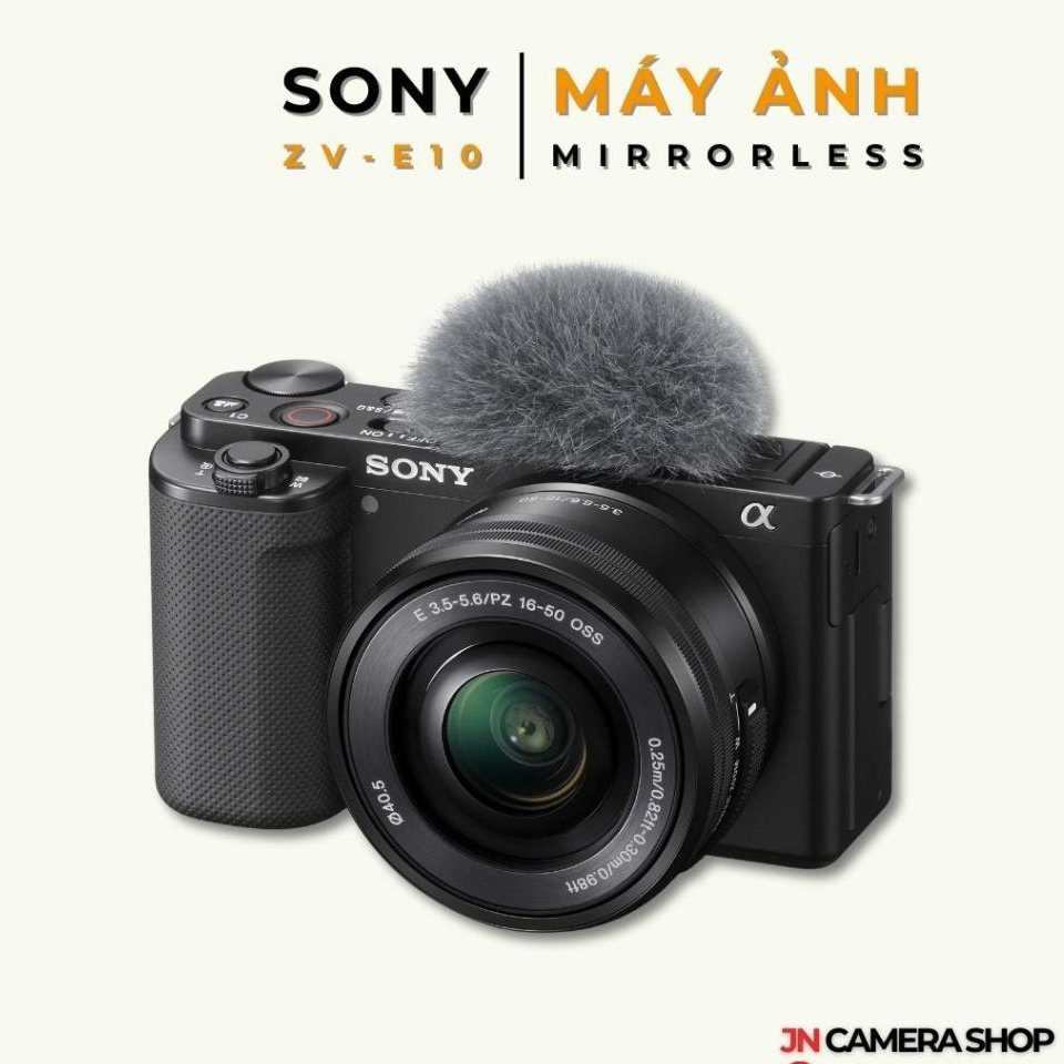 Máy ảnh Mirrorless SONY ZV-E10 Likenew Fullbox 99% - Chuyên quay Vlog 4K