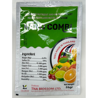 NANO COMBI THAILAN DẠNG CHELATE BỘT SỦI gói 26 pha 200 lít