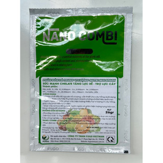 NANO COMBI THAILAN DẠNG CHELATE BỘT SỦI gói 26 pha 200 lít