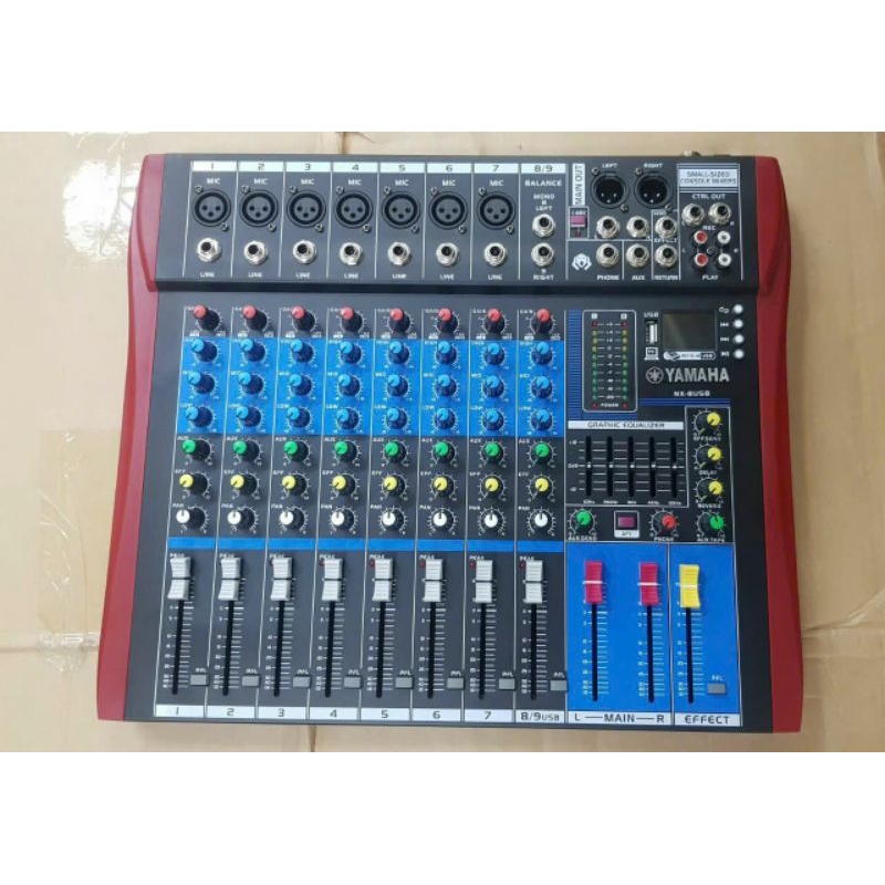 [HCM]Bàn mixer yamaha 7 line có bluetooth đầy đủ chức năng xử lý âm ...
