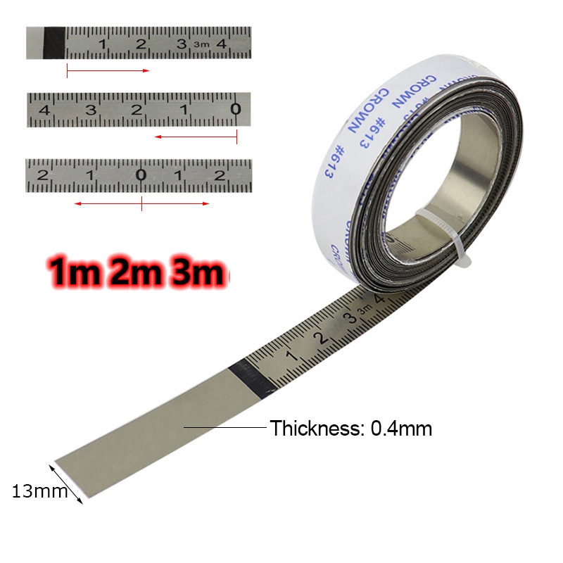 Thước dán bằng thép dài 1 mét 2 mét 3 mét 4 mét