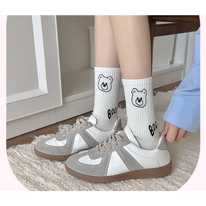 Vớ Tất hình Gấu, BEAR cao cổ Nam Nữ siêu dễ thương và xinh xắn